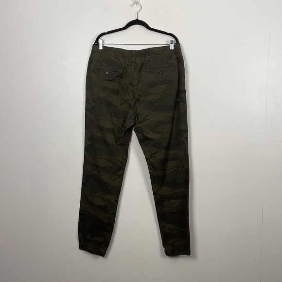 Abercrombie & Fitch Camo joggers men XL 4 pocket drawstring 4 pocket zip closure - Picture 4 of 8
